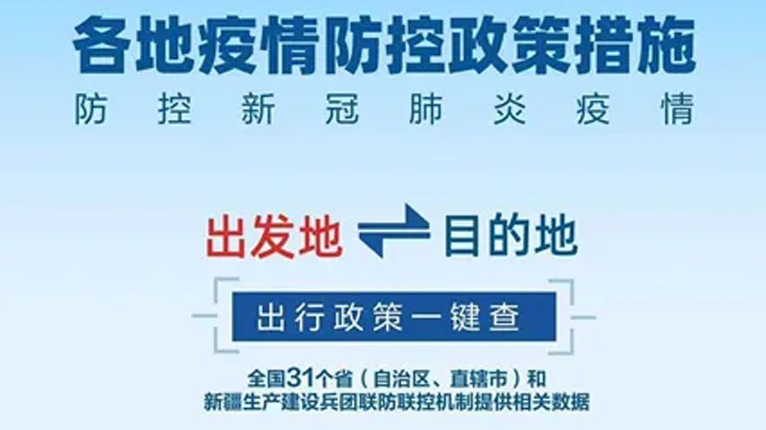 各地疫情防控措施