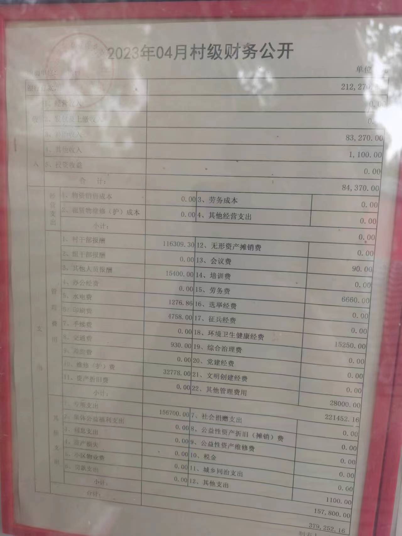 村级财务